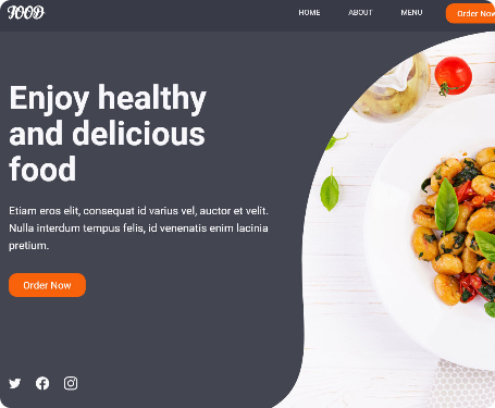 Restaurant Website Template 2